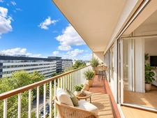 ANGERS Louis Gain – TRIANGLE D’OR – T4 de 93 M² – 3 CHAMBRES – 8E ÉTAGE – 2 BALCONS et cave 