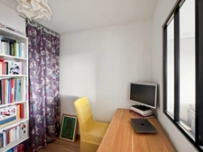 Angers centre : Duplex de standing avec vue exceptionnelle panoramique sur le Mail / parking / cave / ascenseur 