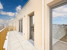 Angers /Ponts de Cé : Appartement T3 lumineux récent avec terrasse de 11,50 m2 et parking 