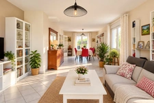 ANGERS – MAISON FAMILIALE DE 135 M² – 4 CHAMBRES – VIE DE PLAIN-PIED – JARDIN – DPE C