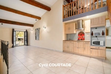 Beauvoisin, Dpt Gard (30), Stone house of 236m² with outbuilding and swimming pool - Garden of 247m²