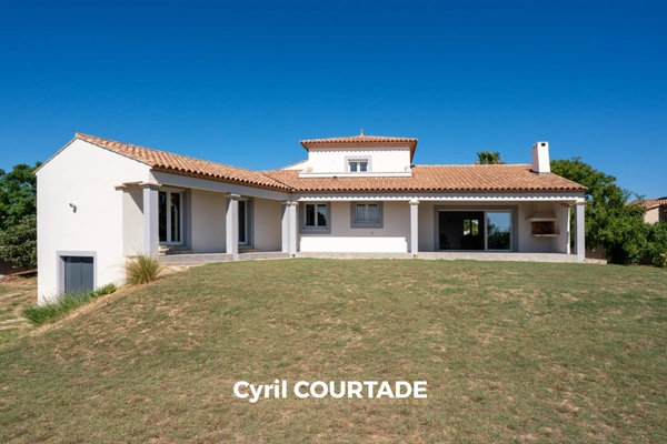 Villeneuve-Lès-Maguelone – Maison avec vue Exceptionnelle de 200 M² – Terrain 1 935 M² – Sous-Sol 110 M²