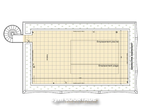 Montpellier, Dpt Hérault (34), Exceptionnel T4 de 120,81 m² en dernier étage – Terrasse & Solarium 118,47 m²