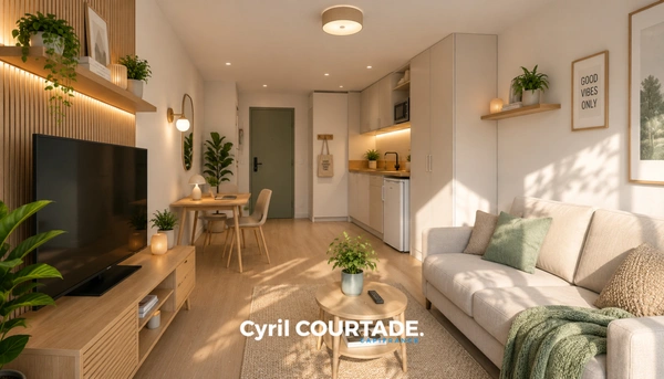 Montpellier, Dpt Hérault (34), Studio de 18,60 m² dans un Campus Innovant et Connecté