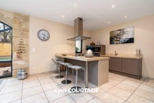 Beauvoisin, Dpt Gard (30), Stone house of 236m² with outbuilding and swimming pool - Garden of 247m²