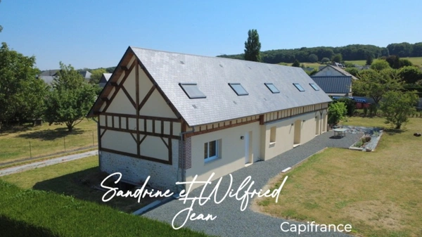 DAUBEUF PRES VATTEVILLE (27) - Maison entièrement rénovée en 2025 - Terrain piscinable 1500m²