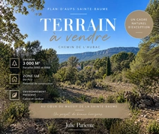 Terrain à vendre 3000 m2 PLAN D'AUPS SAINTE BAUME (83)