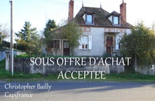 Maison de village, 3 chambres, sur 1200 m² de terrain.