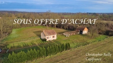 Maison de campagne, 2 chambres, avec dépendances.