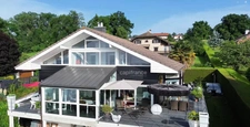 VUE LAC LÉMAN – VILLA D’ARCHITECTE AVEC PISCINE & STUDIO INDÉPENDANT - MARIN (74)