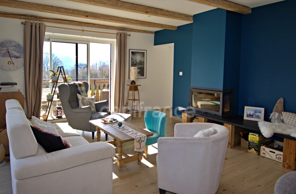 À 20 minutes de Thonon-les-Bains – Vue montagne & maison rénovée : découvrez “Le Clos des Neiges”  FETERNES (74)