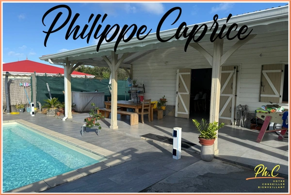 LE VAUCLIN – MACABOU - MALLEVAUT  | VILLA F4 AVEC PISCINE ET JARDIN