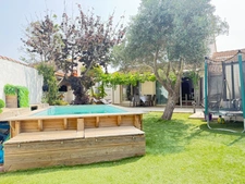 Maison familiale à vendre 5 pièces FOS SUR MER (13) Cheminée 110 m2 sur un terrain de 300 M2 - Piscin,