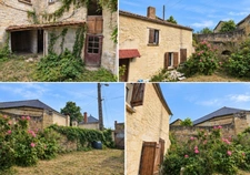 Maison à vendre 4 pièces proche THOUARS (79) MAISON à rénover partie troglodyte, cour, dépendance, terrain