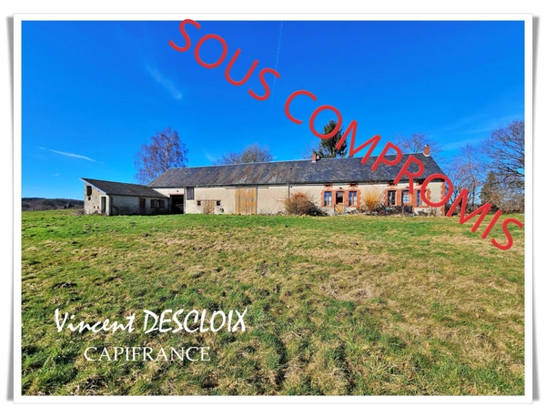 Maison à vendre 6 pièces Lac Des Settons (58230) terrain 2630m² sans voisins.