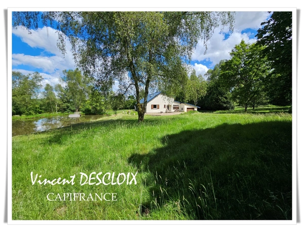 Dpt Nièvre (58), à vendre MONTSAUCHE LES SETTONS maison P5 propriété avec étang