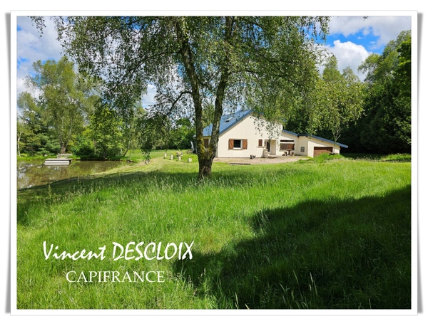 Dpt Nièvre (58), à vendre MONTSAUCHE LES SETTONS maison P5 propriété avec étang