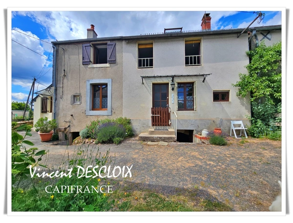Maison à vendre 6 pièces CUSSY EN MORVAN (71) terrain 476m²