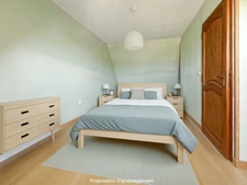 Cambremer centre – Maison familiale de 136 m² avec terrasse panoramique, vie de plain-pied et double garage