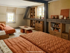 10-room half-timbered house with a 3-room apartment and a space to be converted, Dives-sur-Mer