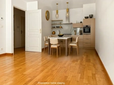 2-room apartment in Deauville - south-facing terrace of 20 m² - private garage - beach within walking distance