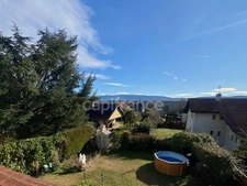 Duplex apartment for sale 3 rooms POUGNY (01) with private garden, balconies, cellar, garage, parking