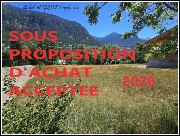 Briançon, terrain de 1 775 m² avec vue panoramique