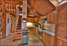 Chalet à Puy-Saint-Vincent 1400 – À 100 m des pistes, 10 à 12 couchages, terrain et vue dégagée.