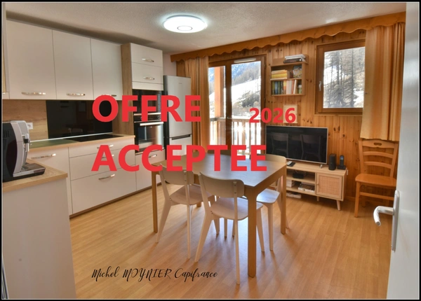 🌞 MOLINES-EN-QUEYRAS – Appartement T3 meublé au pied des pistes avec balcon plein soleil ! ⛷️🏔️