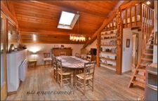 Chalet à Puy-Saint-Vincent 1400 – À 100 m des pistes, 10 à 12 couchages, terrain et vue dégagée.