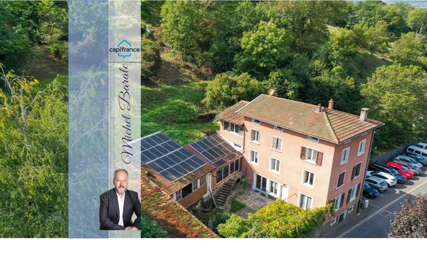 Maison à vendre 8 pièces - 275m2 - 4 Ch. + 2 studios - COURZIEU (69)