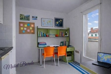 LYON 8ᵉ – Résidence étudiante Arts Berthelot T2 meublé avec balcon et parking – Investissement LMNP sécurisé