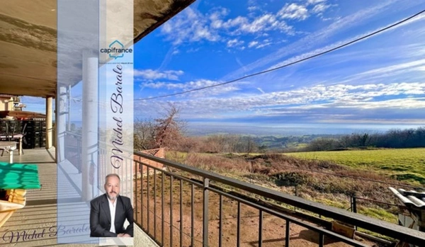 Appartement  108m2, 6 pièces à POLLIONNAY (69) - 4 chambres, 1 bureau et grand terrain.