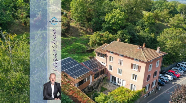 Maison à vendre 8 pièces - 275m2 - 4 Ch. + 2 studios - COURZIEU (69)