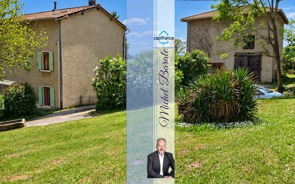 CHAPONOST – OUEST LYONNAIS Ancien corps de ferme – 210 m² habitables – 6/7 chambres – Dépendance – Terrain clos et arboré de 3 286 m²