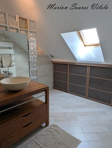 Immeuble- Local + beau duplex avec extérieur-CHAUMES-EN-BRIE centre.