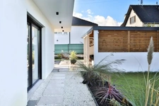 Contemporary elegance at the gateway to Switzerland – 348 m² architect-designed house with swimming pool and pool house, outdoor kitchen