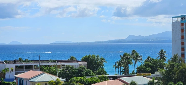LE GOSIER - POINTE DE LA VERDURE - APPARTEMENT T3 - VUE MER PANORAMIQUE