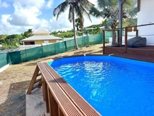 LE MOULE MAGNIFIQUE VILLA MEUBLEE 3 CHAMBRES PISCINE VUE MER