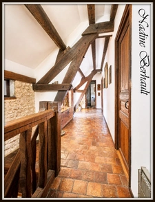 Maison à vendre 6 pièces  (45)Ferrières, Gare 10 mn Paris, 4 chambres, cave, cheminée, 6000 m² terrain arboré