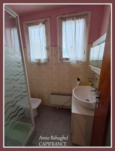 For sale in Pergain-Taillac: Village house, 170m2 - Land 1100m2 - garage - shed