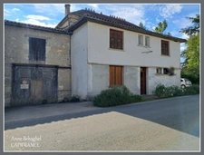 For sale in Pergain-Taillac: Village house, 170m2 - Land 1100m2 - garage - shed