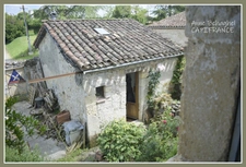  For sale LAMONTJOIE P4 stone village house to renovate, with converted outbuilding
