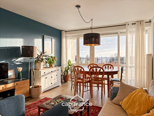 Appartement lumineux et traversant de 74 m² avec parking – La Rochelle