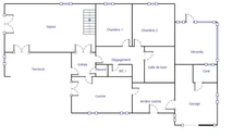 Maison 165 m² avec beaux volumes et jardin paysager – Fontaines