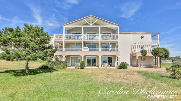 Vue mer permanente – Appartement 42 m² avec terrasse au cœur de La Pironnière