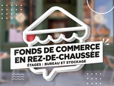COARRAZE (64) - À VENDRE - Murs commerciaux loués avec fonds de commerce et 15 places de stationnement.