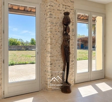 LARREULE (65) – À VENDRE – Maison ancienne rénovée de 192 m² – 4 chambres, dépendances et terrain piscinable de 2 180 m²