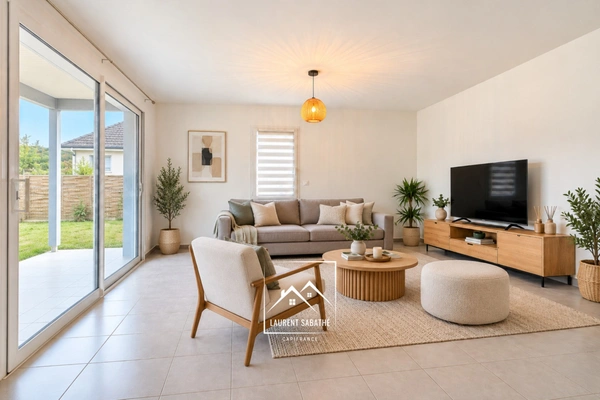 ARTIGUELOUVE (64) – À VENDRE – Maison récente de plain-pied de 92 m² – 3 chambres – Terrasse couverte, jardin et garage.