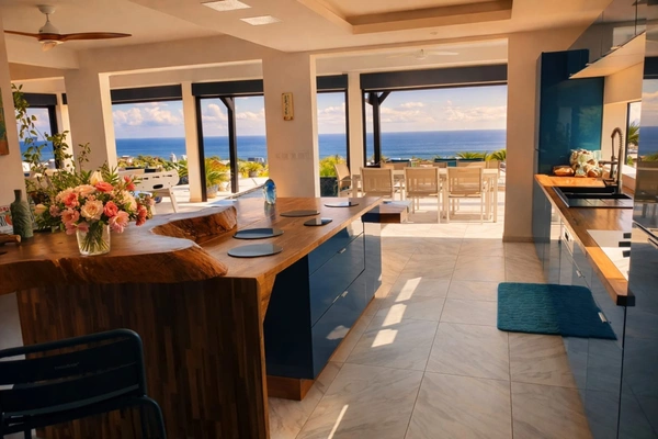 A VENDRE - PROPRIÉTÉ CONFIDENTIELLE – VILLA CONTEMPORAINE – VUE MER ABSOLUE – PRESTATIONS SIGNATURE - SAINT FRANCOIS